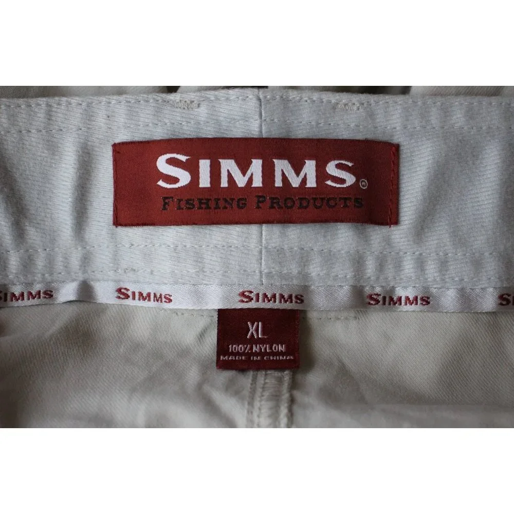 Simms Mens XL 38 x 10 Nylon Fishing Outdoor Cargo Shorts A1696 - Picture 5 of 6